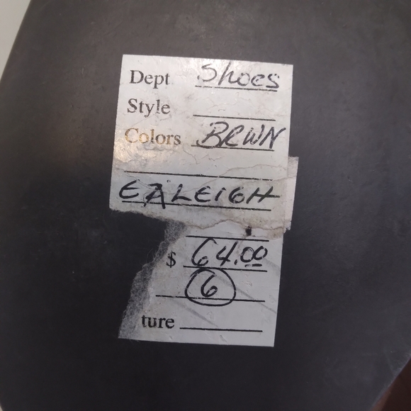 NWT Vintage Enzo Angiolini 'Leigh' Brown Genuine Leather Loafers Size 6 - Picture 11 of 16